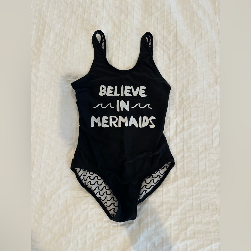 Believe in Mermaids swimsuit size M 7/8 Y